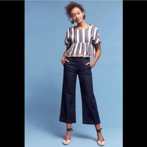 AG Adriano Goldschmeid Wide Leg Juliette Jeans Crop